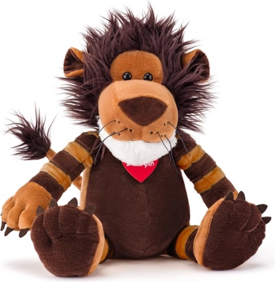 Lion en peluche William 35 cm