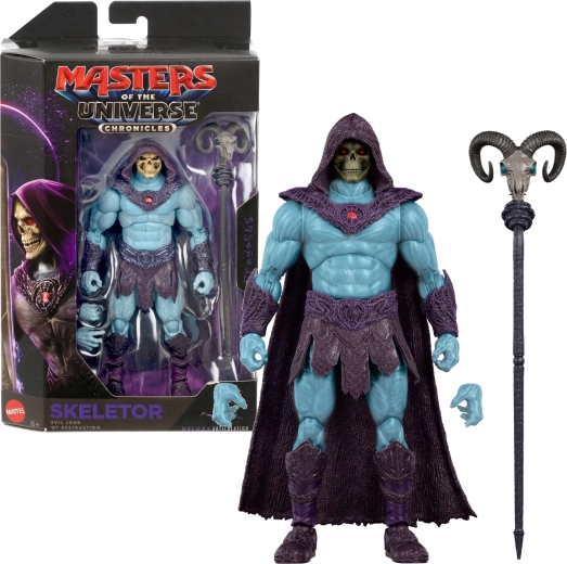 Figurine Skeletor Mattel Masters of the Universe Chronicles 17 cm avec accessoires
