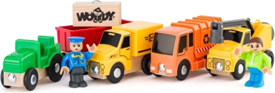Véhicules en bois avec conducteurs