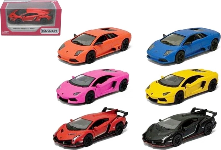 Lamborghini 1:36 modèle en métal avec propulsion à rétrofriction