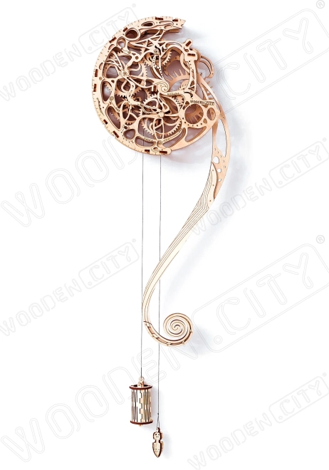 WOODEN CITY puzzle 3D Pendule 121 pièces