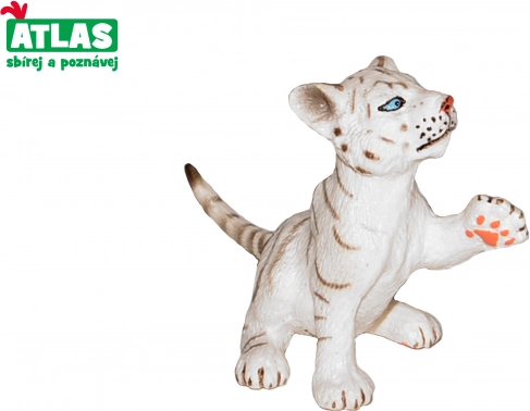 Figurine de bébé tigre blanc