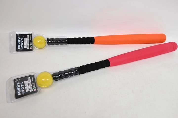 Batte de baseball souple avec balle (12 pcs en présentoir)