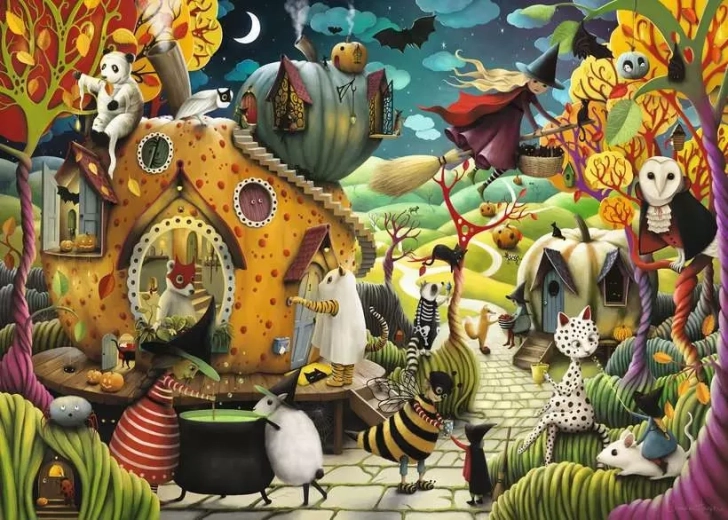 Puzzle Ravensburger Joyeux Halloween 1000 pièces