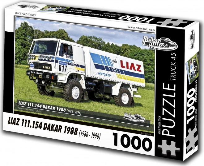 Puzzle rétro camion Liaz Dakar