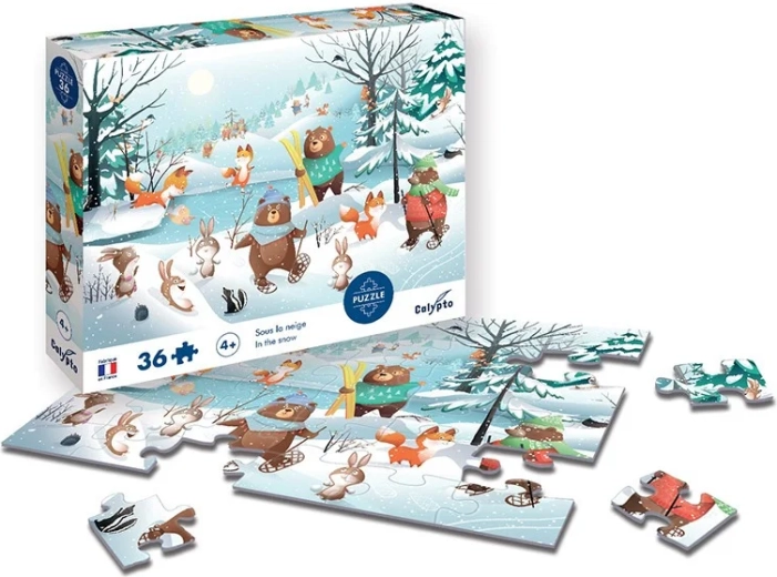 Puzzle Sentosphere Dans la neige 36 pièces