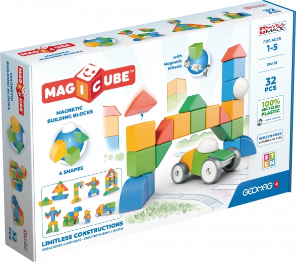 Geomag Magicube Shapes – jeu de construction 32 pièces