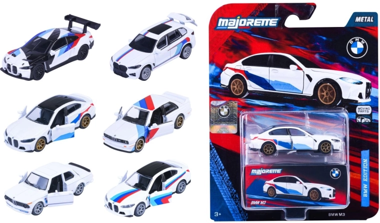Voiture miniature BMW Deluxe en métal, différents modèles - 1 pièce