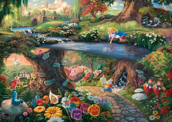 Puzzle Alice au pays des merveilles 1000 pièces