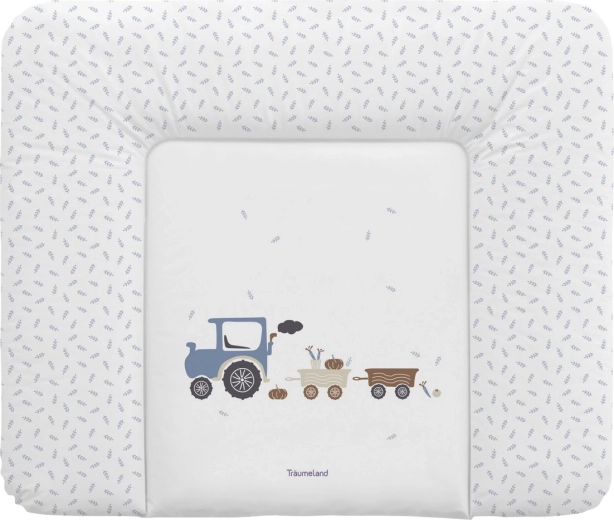 Matelas à langer Träumeland Little Farm blau 75 × 85 cm