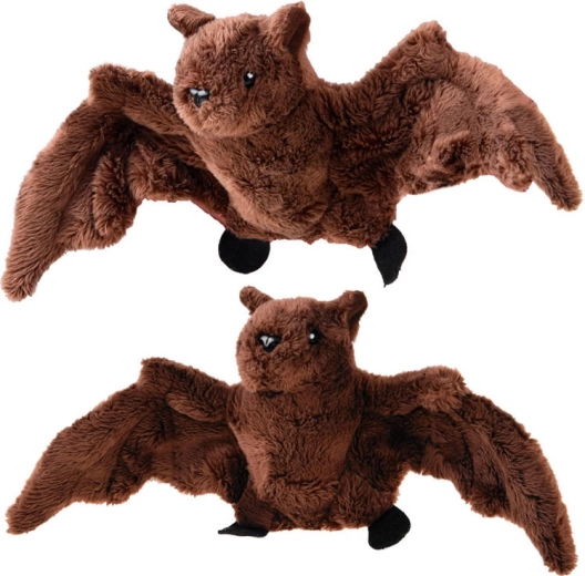 Chauve-souris marron en peluche 30cm