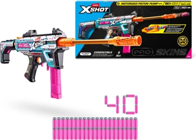 Blaster électrique à fléchettes en mousse ZURU X-SHOT Pro