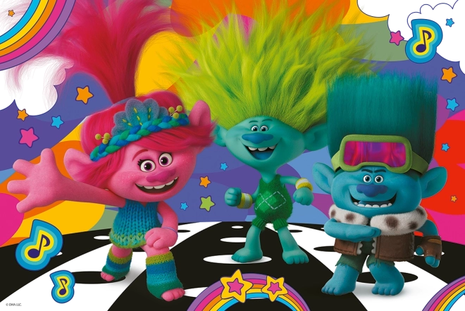 Puzzle TREFL TROLLES – trolls amusants, 100 pièces