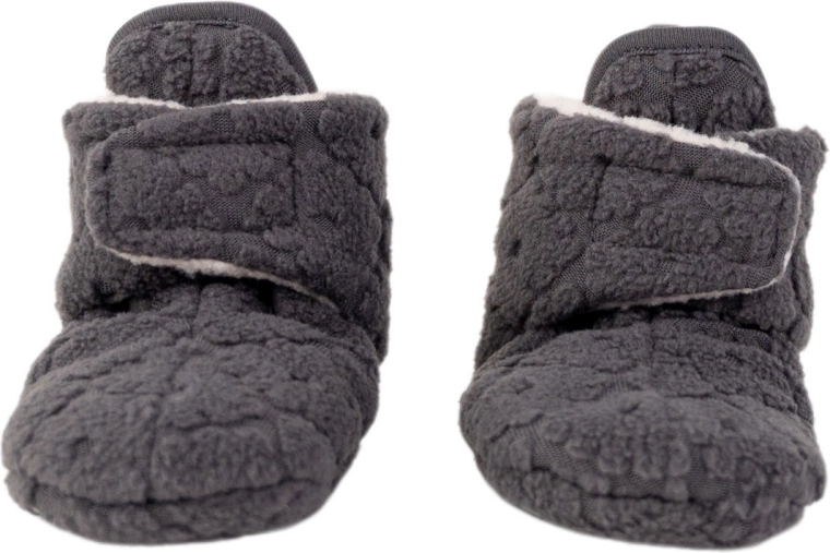 Chaussons bébé en polaire Lodger folklore pigeon 0–3 mois