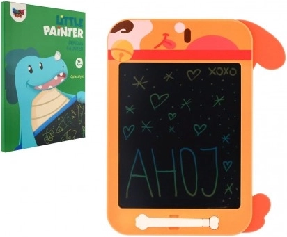 Tablette à dessin pour enfants – petit chien orange 19,5 × 29 cm