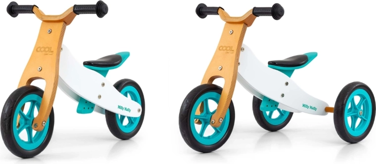 Draisienne pour enfants Milly Mally 2en1 Cool classic mint - 1 pièce