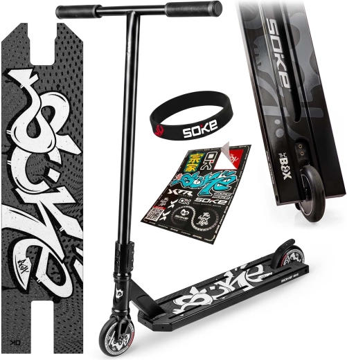 Trottinette freestyle Soke Box noire