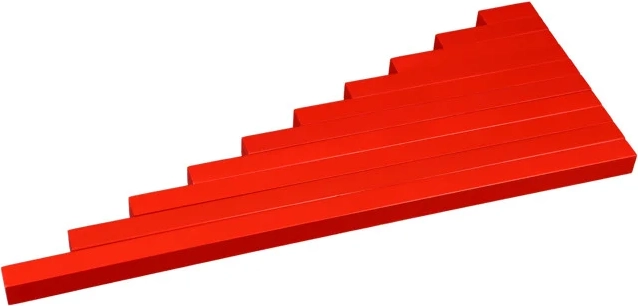 Moyo Montessori tiges rouges – version réduite - 1 pièce