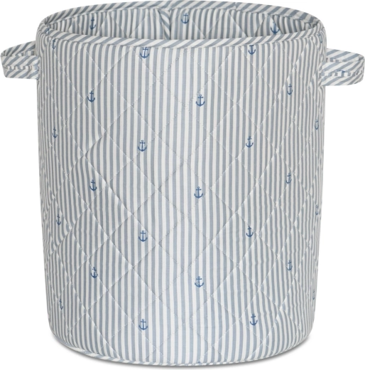 Panier matelassé NuuRoo Moe big stripe anchor