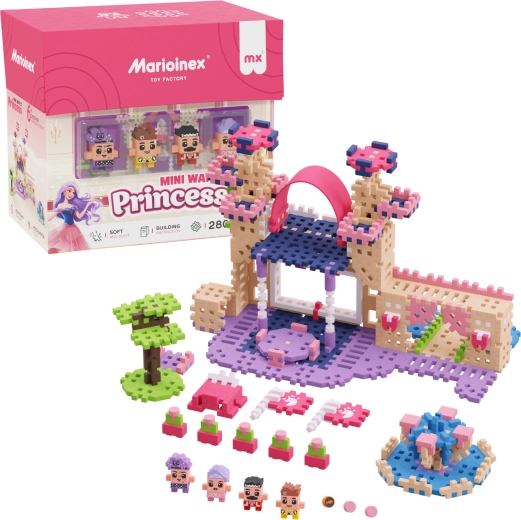 Set de construction Mini Waffle Princesse – château du roi William