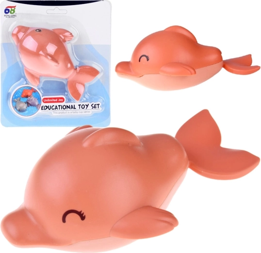 Jouet de bain flottant à remonter dauphin - 1 pièce