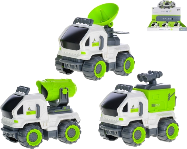 Véhicules spatiaux à inertie 11 cm pour enfants