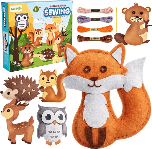 Kit de couture d’animaux (6 pcs)
