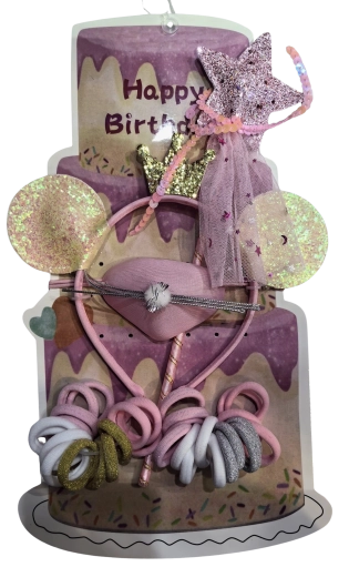 Coffret cadeau rose d’accessoires pour cheveux (35 pcs)