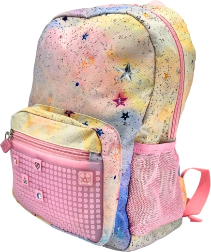 Petit sac à dos rose Pixie Crew avec pixels Glitternox