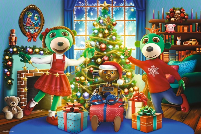 Puzzle s Treflíky en hiver