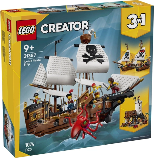 LEGO Creator 3-en-1 Le légendaire bateau pirate