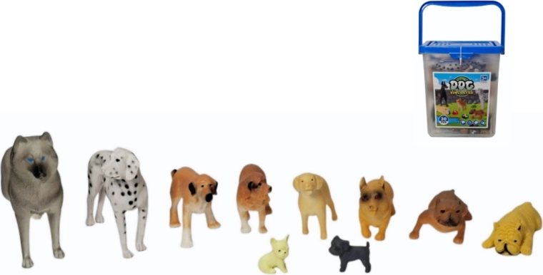 Set de figurines de chiens