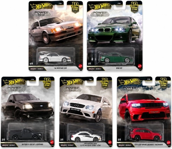 Voiture de collection Hot Wheels Premium Power Trip (mix de variantes) - 1 pièce