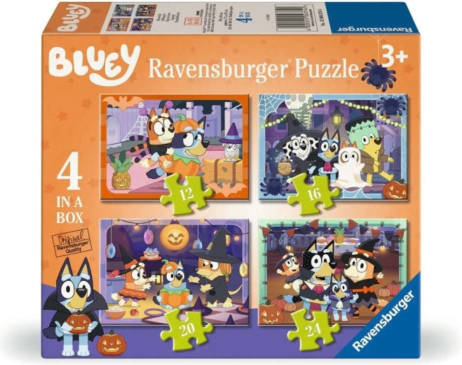 Puzzle Ravensburger Bluey Halloween 4-en-1 (12, 16, 20, 24 pièces)