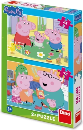 Peppa Pig puzzle pour enfants 24 et 48 pièces
