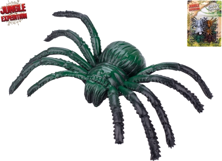 Jungle Expedition set d’araignées 6 cm, 8 pcs