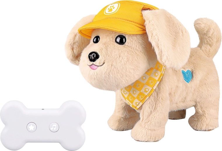 Chien en peluche interactif télécommandé 27 cm