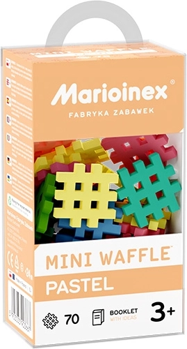 Marioinex Mini Waffle jeu de construction pastel de 70 pièces