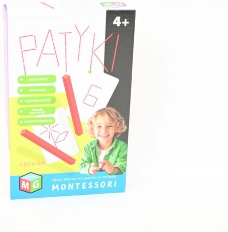 Puzzle éducatif Montessori en bâtonnets de bois