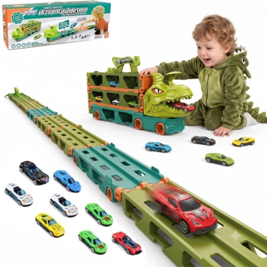 Camion amusant Dino - Circuit pour enfants 2,1 m