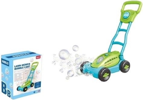 Tondeuse à bulles bleue