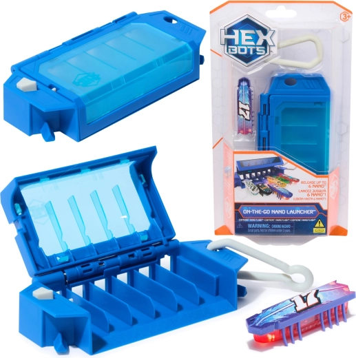 HEX BOTS Nano lanceur portable avec robot Flash Nano