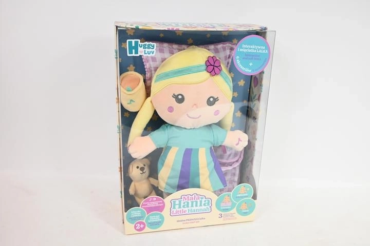 Poupée interactive douce Huggy Luv Hania avec accessoires - 1 pièce