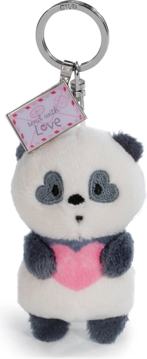 Porte-clés peluche panda Love NICI 8 cm