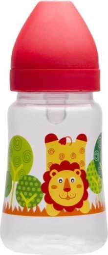 Biberon pour bébé à col large Akuku 250 ml rouge
