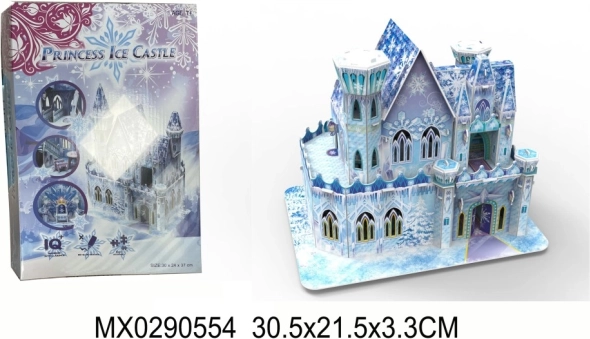 Château en papier pour princesses – kit de construction sans colle