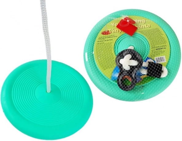 Balançoire disque ronde pour enfants – Vert