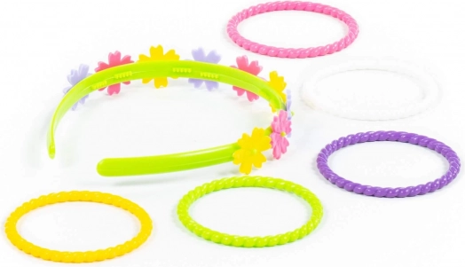 Ensemble pour petites coquettes - serre-tête et bracelets
