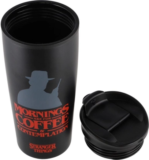 Mug de voyage Stranger Things avec couvercle 420 ml