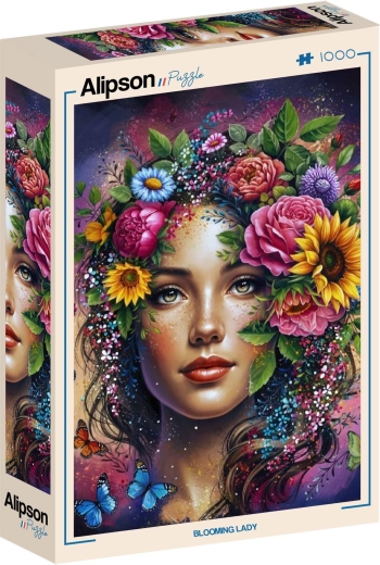 Puzzle Alipson « Dame en fleurs » 1000 pièces